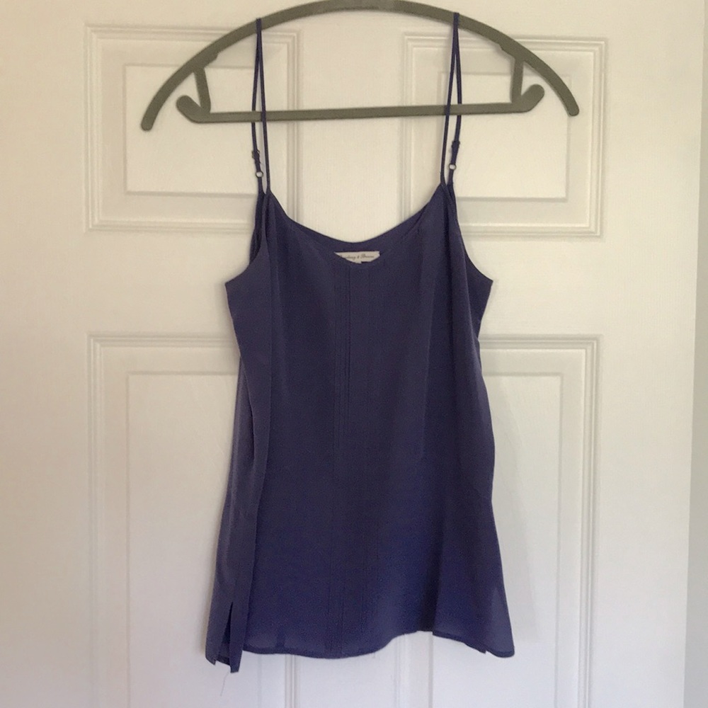 EUC: MADEWELL X BROADWAY & BROOME Silk Cami Tank